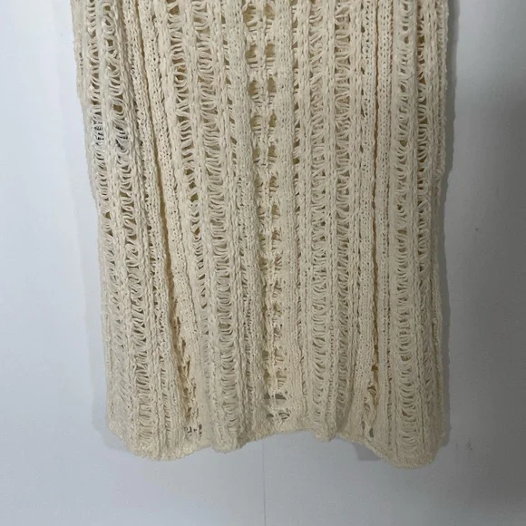American Eagle Easy Open Stitch Weave Cream Sleeveless Knit Tank Top’ Sz XL NWTs - Picture 12 of 16
